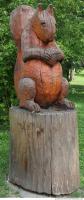 wooden statue animal 0003